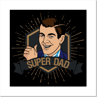 Super Dad Meme Face Posters and Art